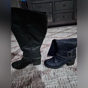 Stylish tall Carlos Santana boots with metal detail